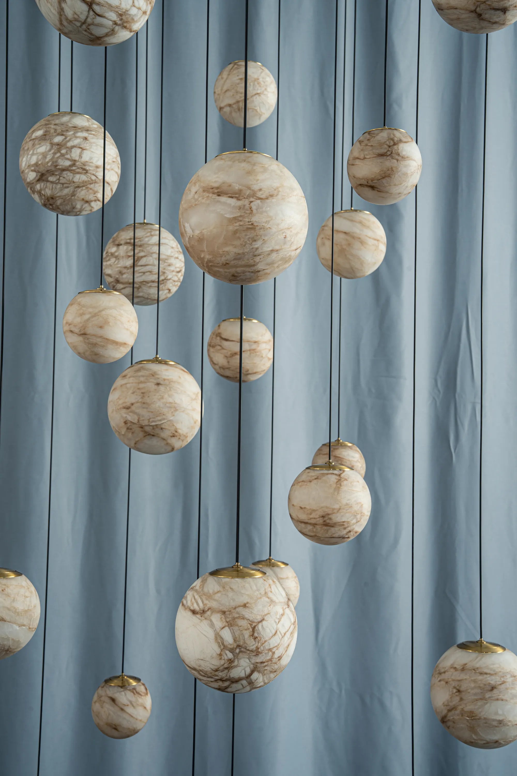 Celestia Alabaster Globe Chandelier