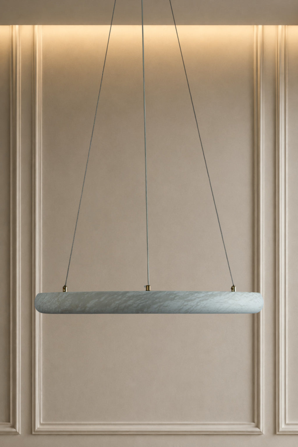 Lunara Alabaster Ring Chandelier