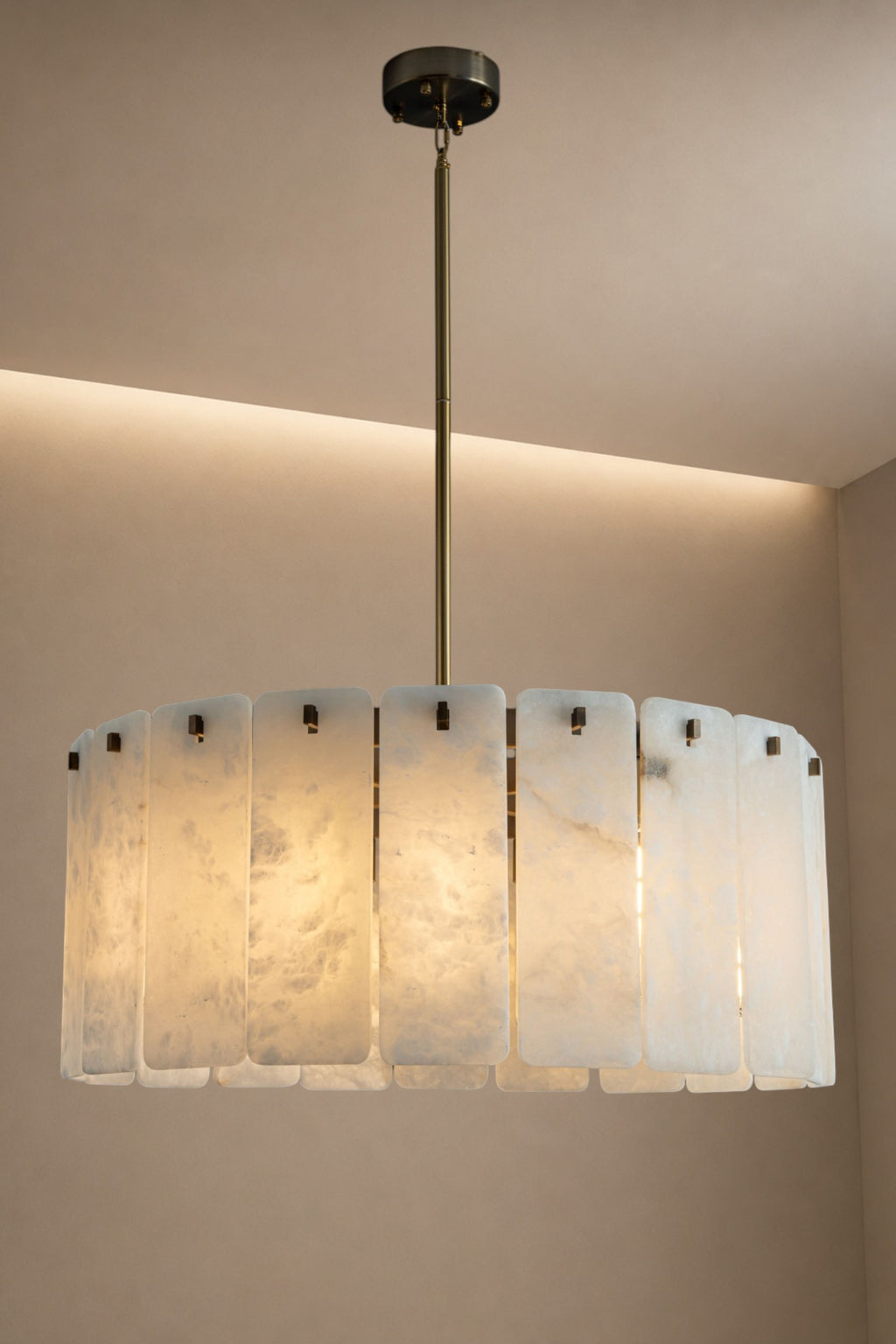 Varenna Alabaster Round Chandelier