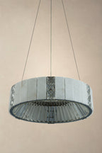 Edessa Alabaster & Crystal Ring Chandelier