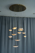 Lunara Alabaster Disc Chandelier