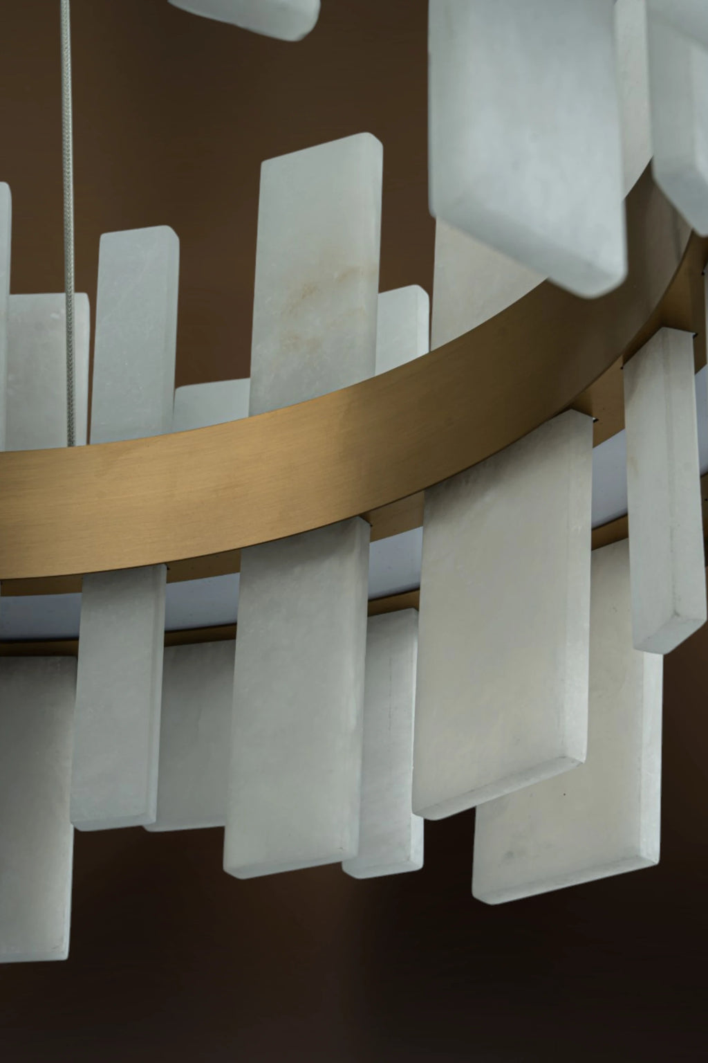Arden Alabaster Tiered Chandelier