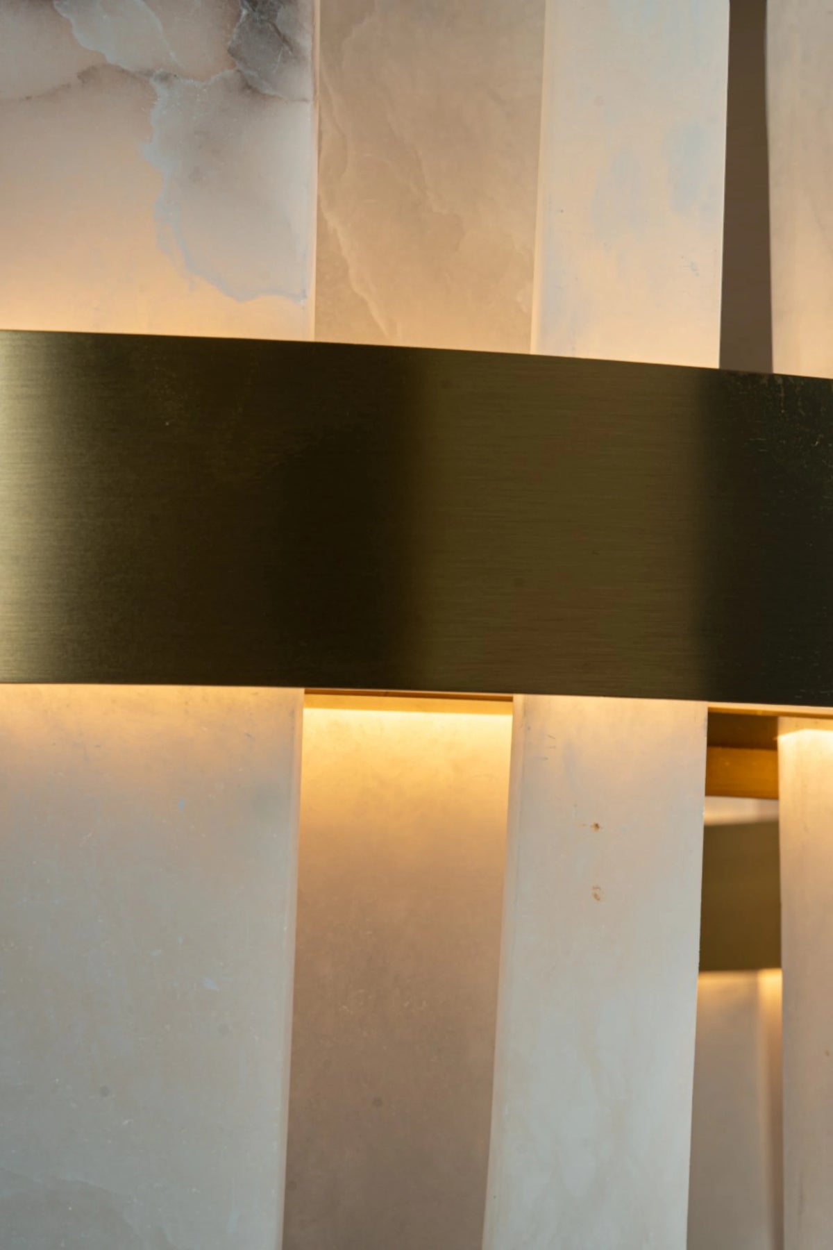 Arden Alabaster Tiered Chandelier
