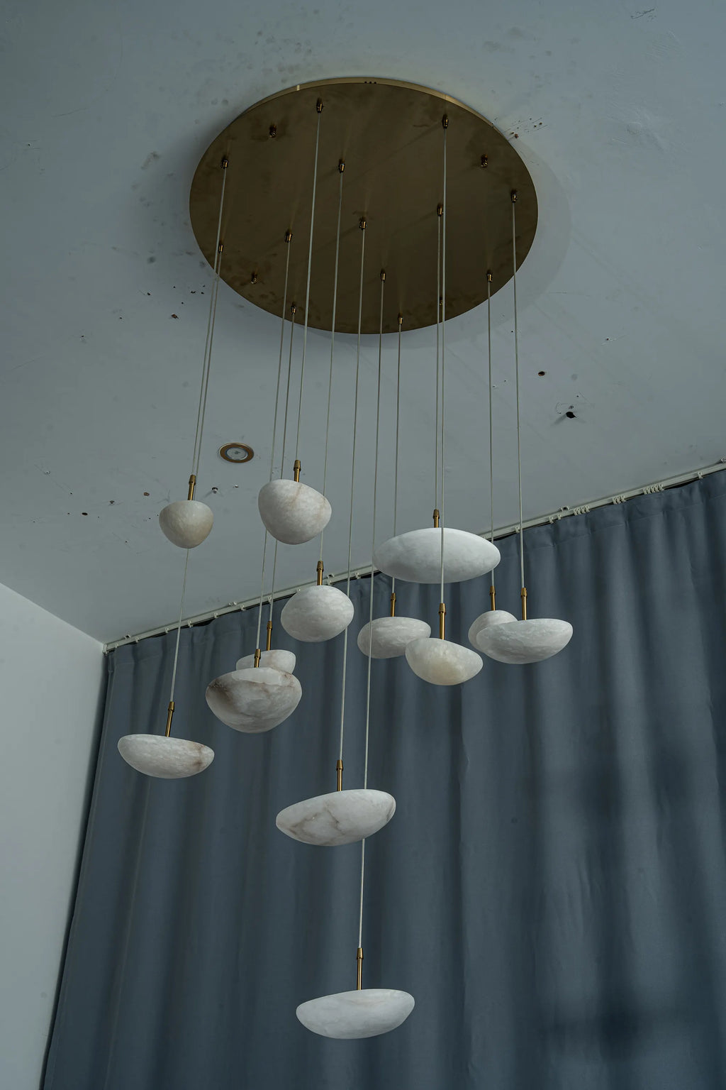 Lunara Alabaster Disc Chandelier