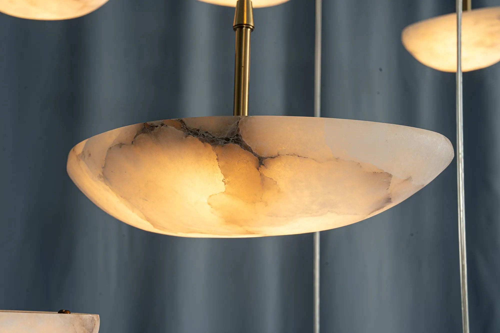 Lunara Alabaster Disc Chandelier