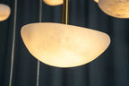 Lunara Alabaster Disc Chandelier