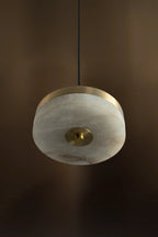 Halo Alabaster Pendant