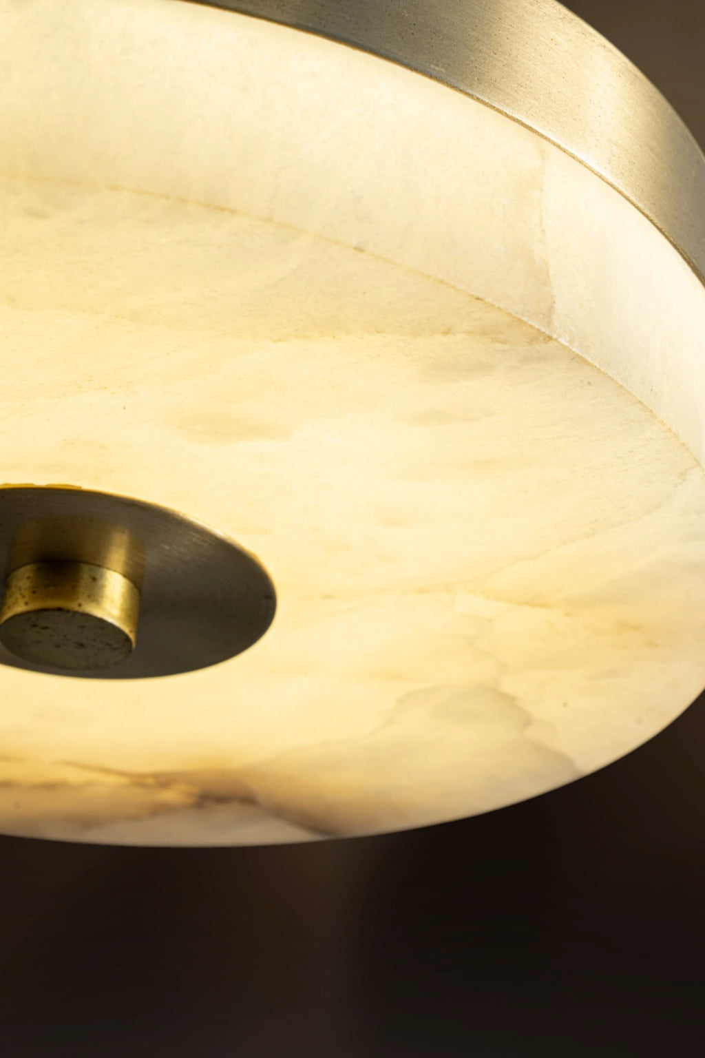 Halo Alabaster Pendant