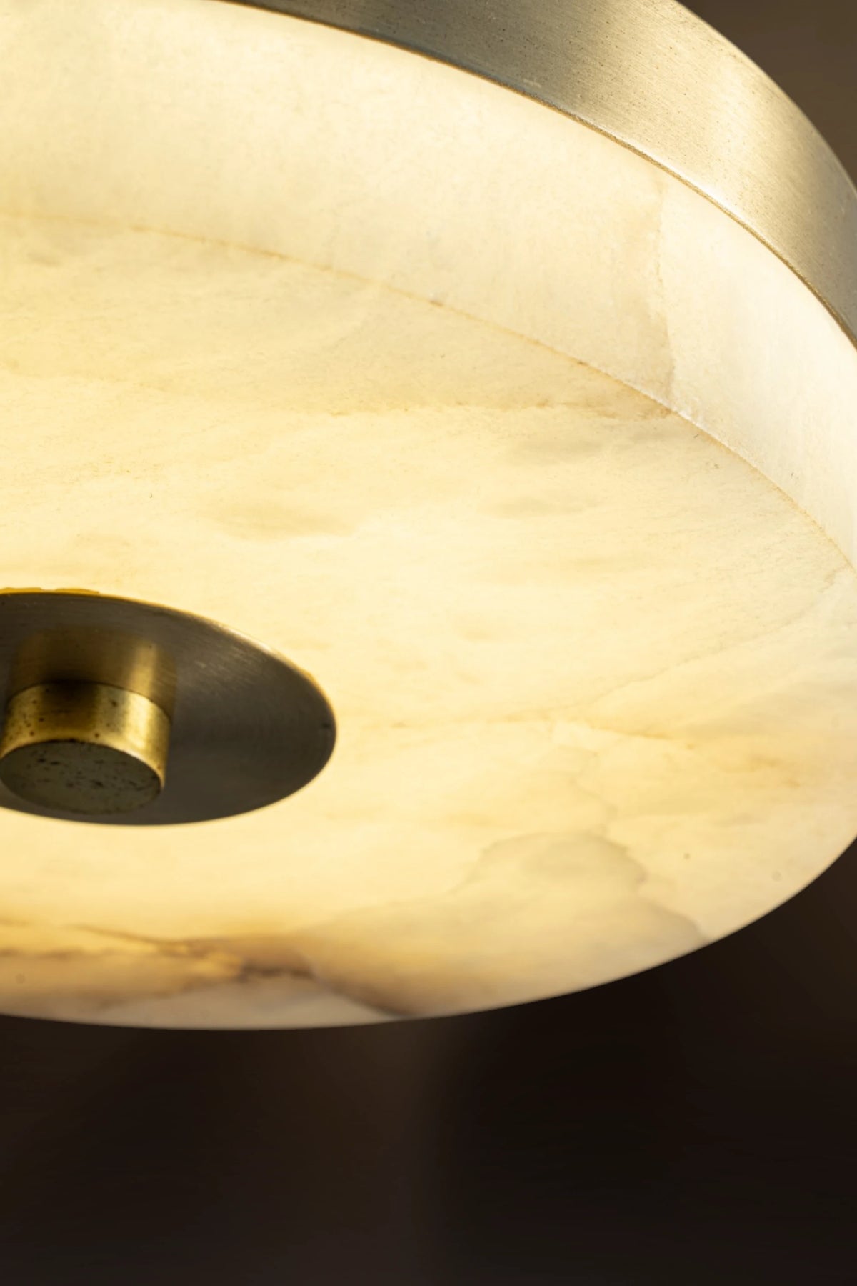 Halo Alabaster Pendant