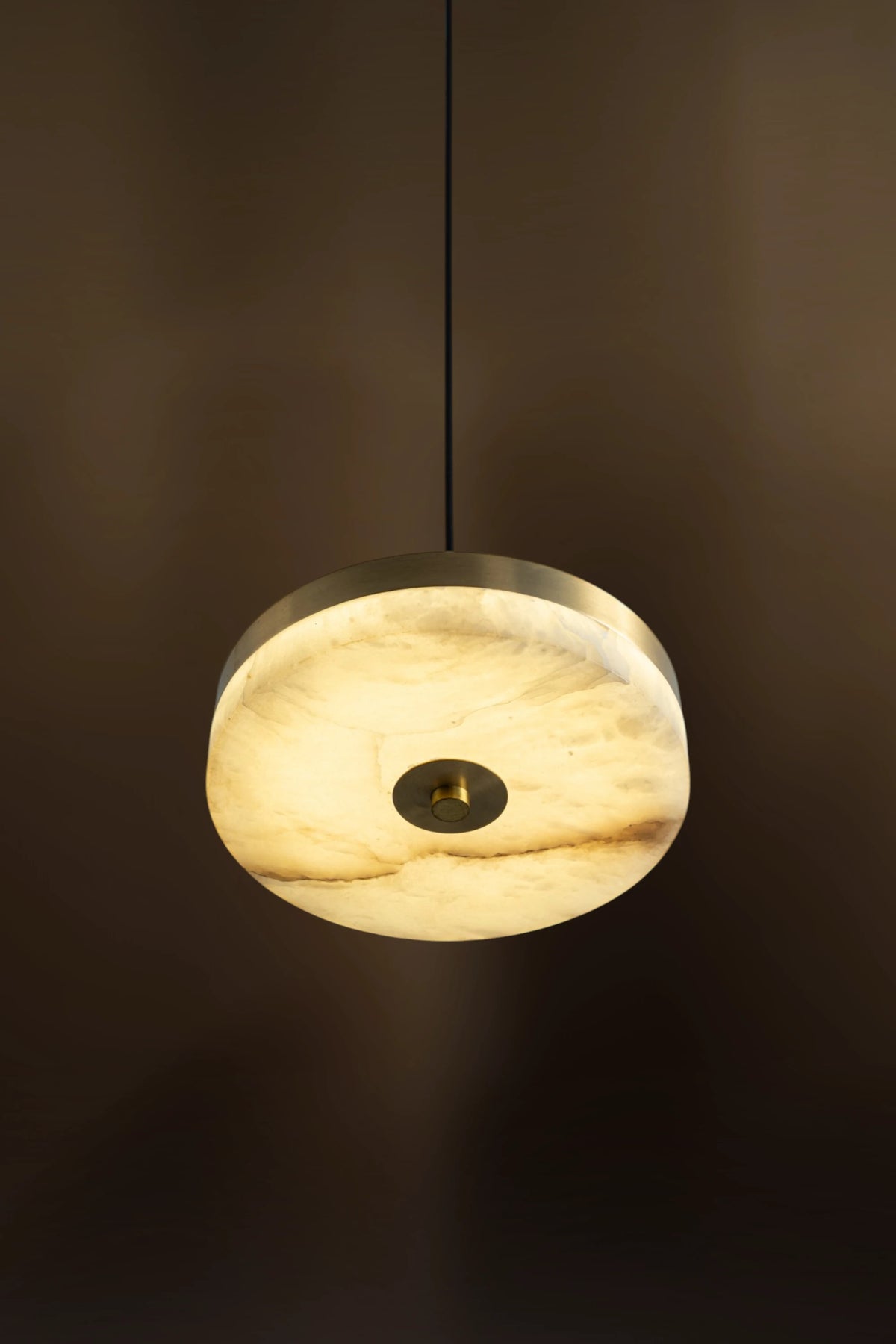 Halo Alabaster Pendant