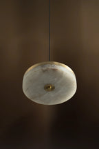 Halo Alabaster Pendant