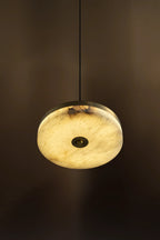 Halo Alabaster Pendant