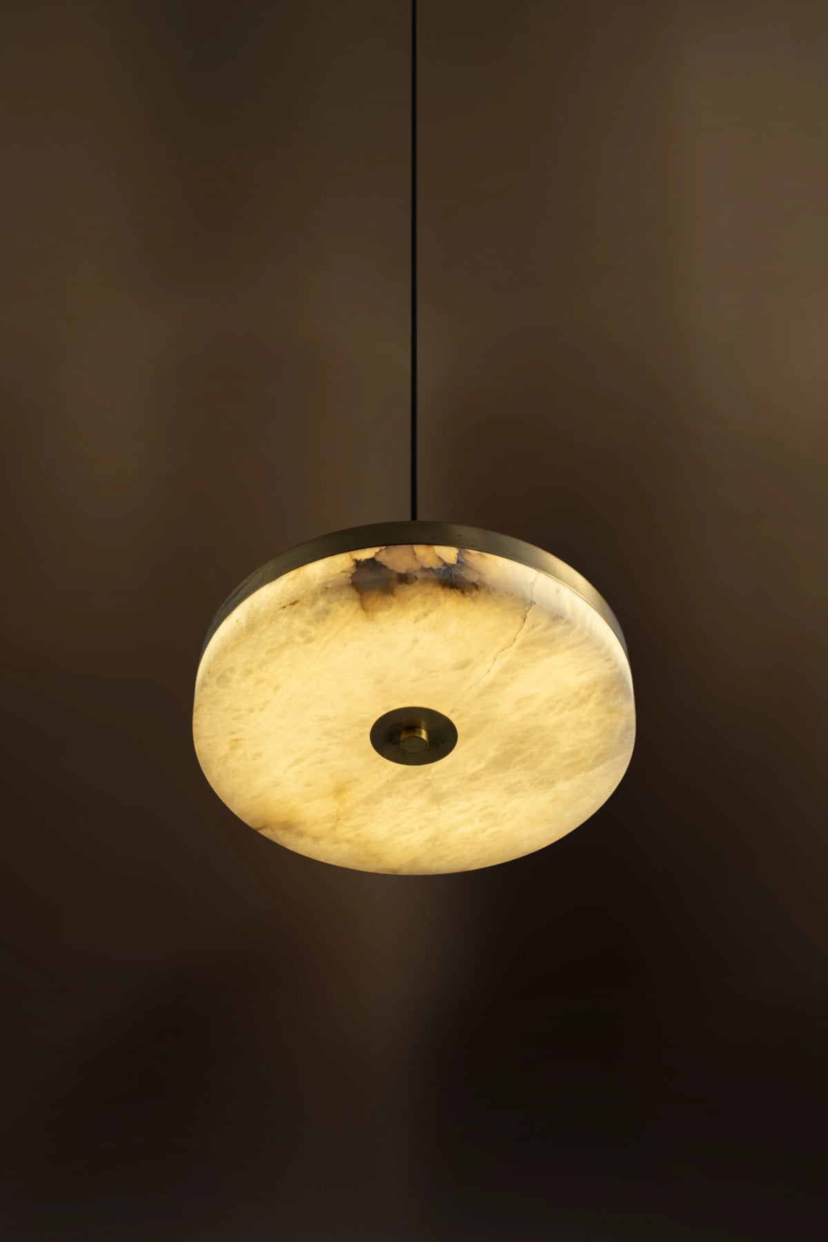 Halo Alabaster Pendant
