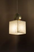 Artisan Cube Alabaster Pendant