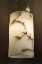 Artisan Cylinder Alabaster Pendant