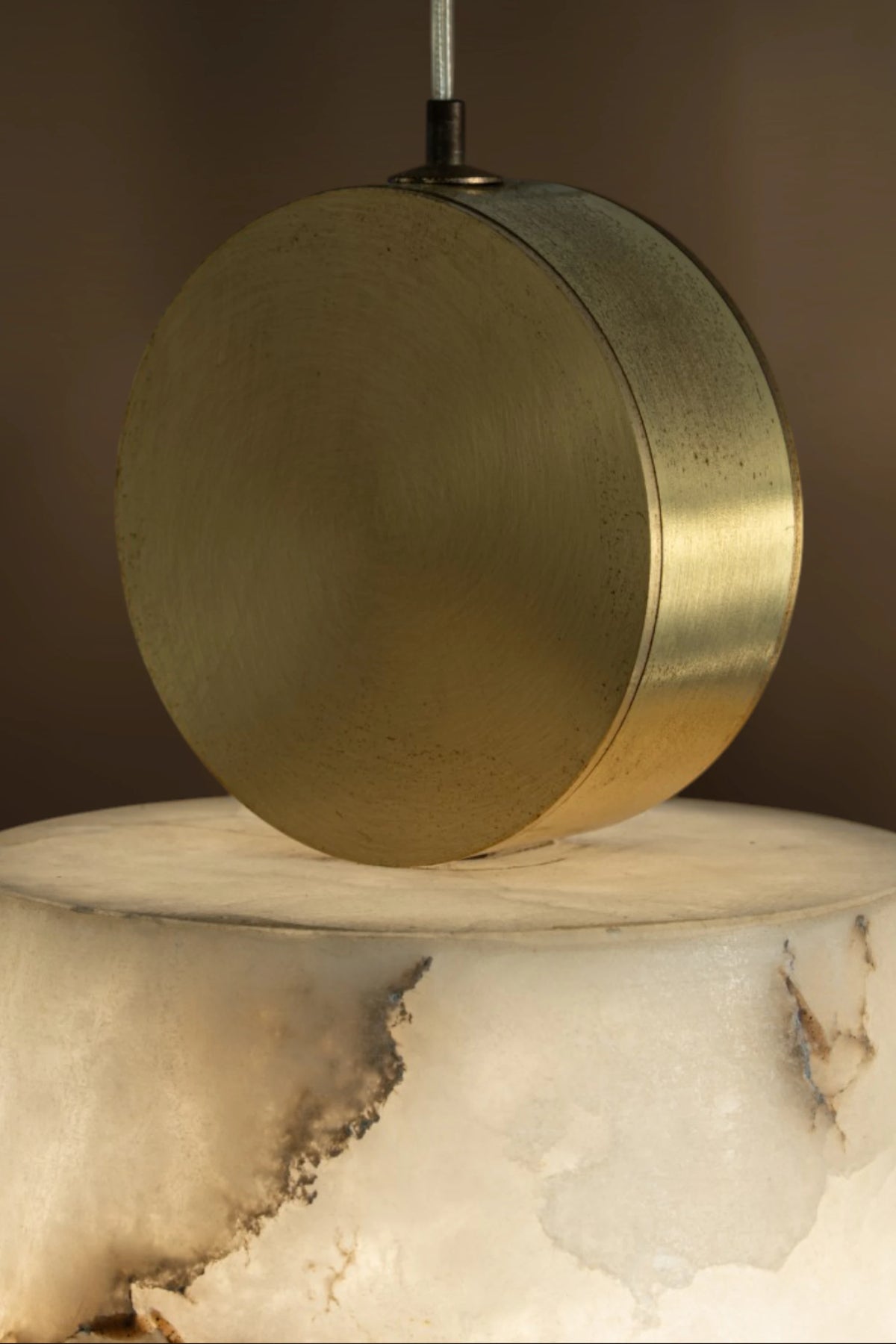 Artisan Cylinder Alabaster Pendant