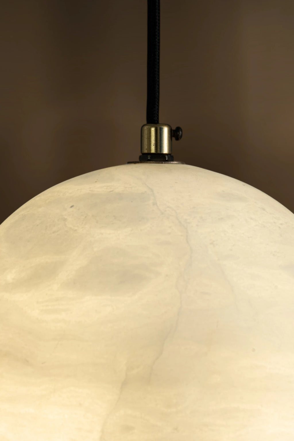 Elara Pebble Alabaster Pendant