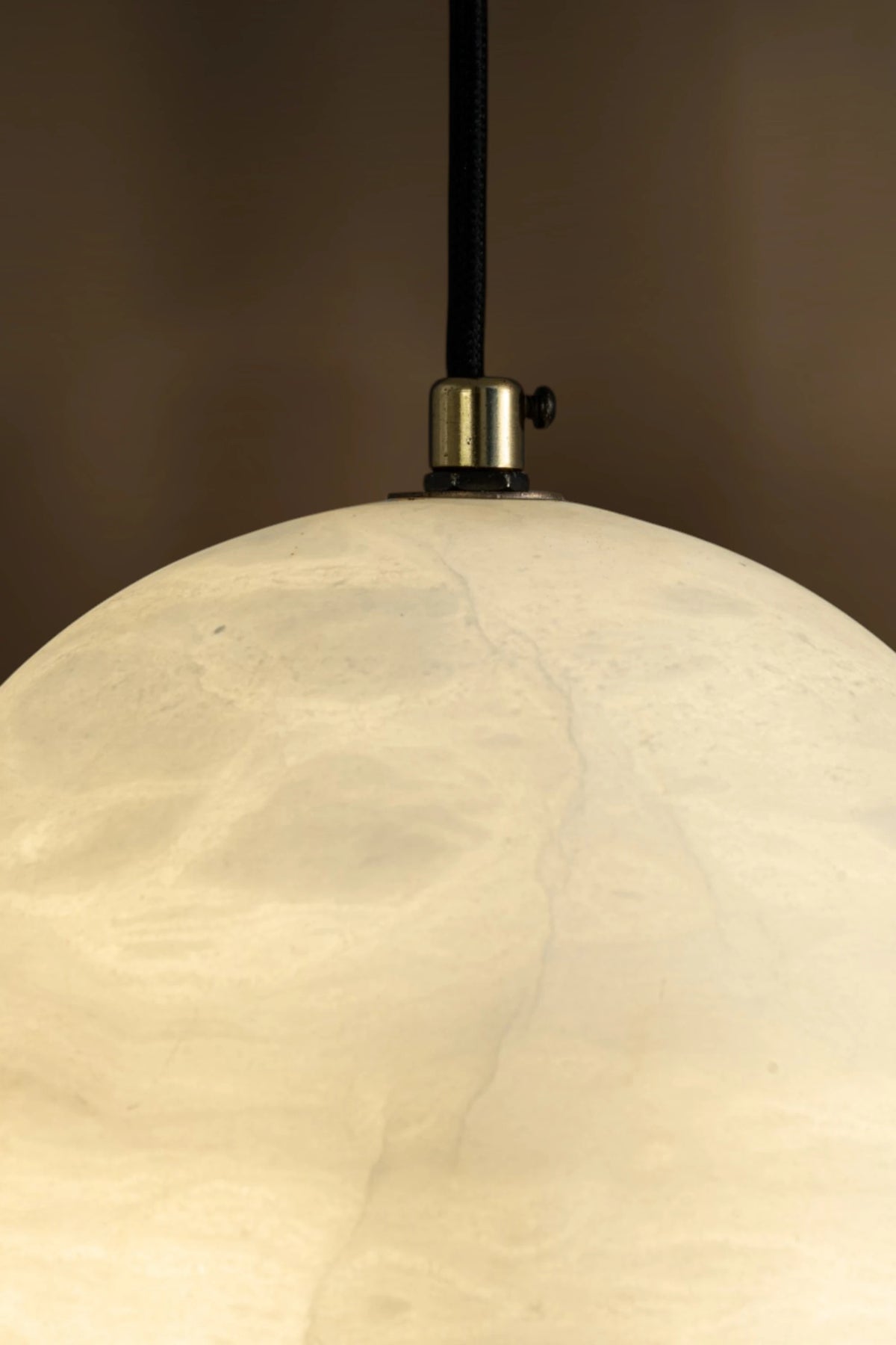 Elara Pebble Alabaster Pendant