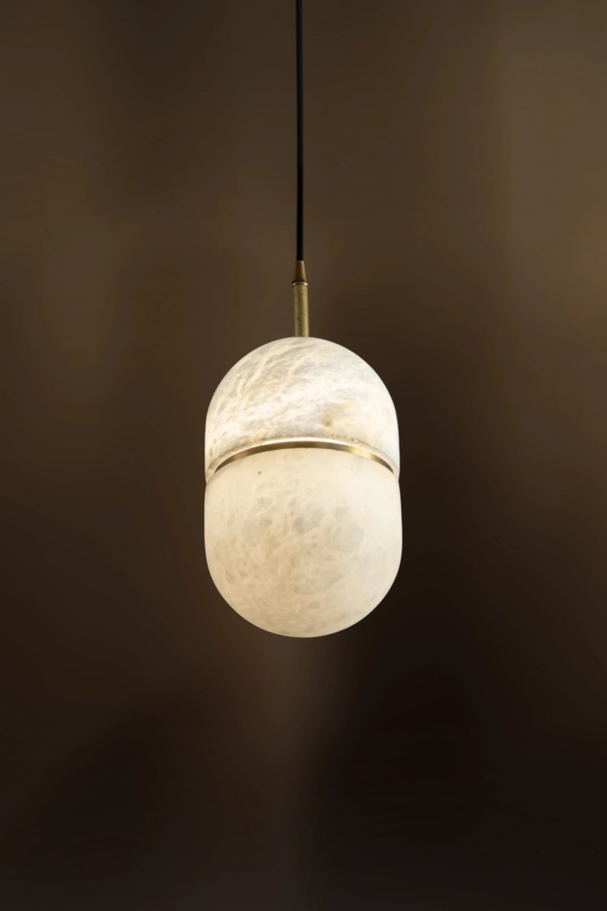 Elara Capsule Alabaster Pendant