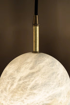 Elara Capsule Alabaster Pendant