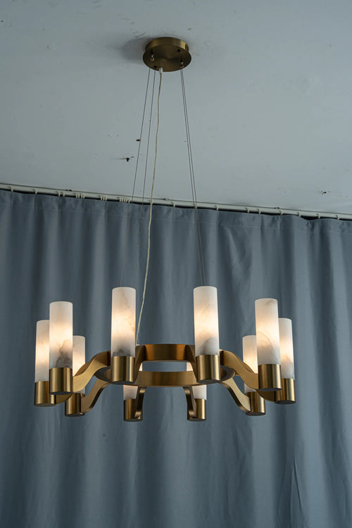 Aurelia 10-Light Alabaster Chandelier