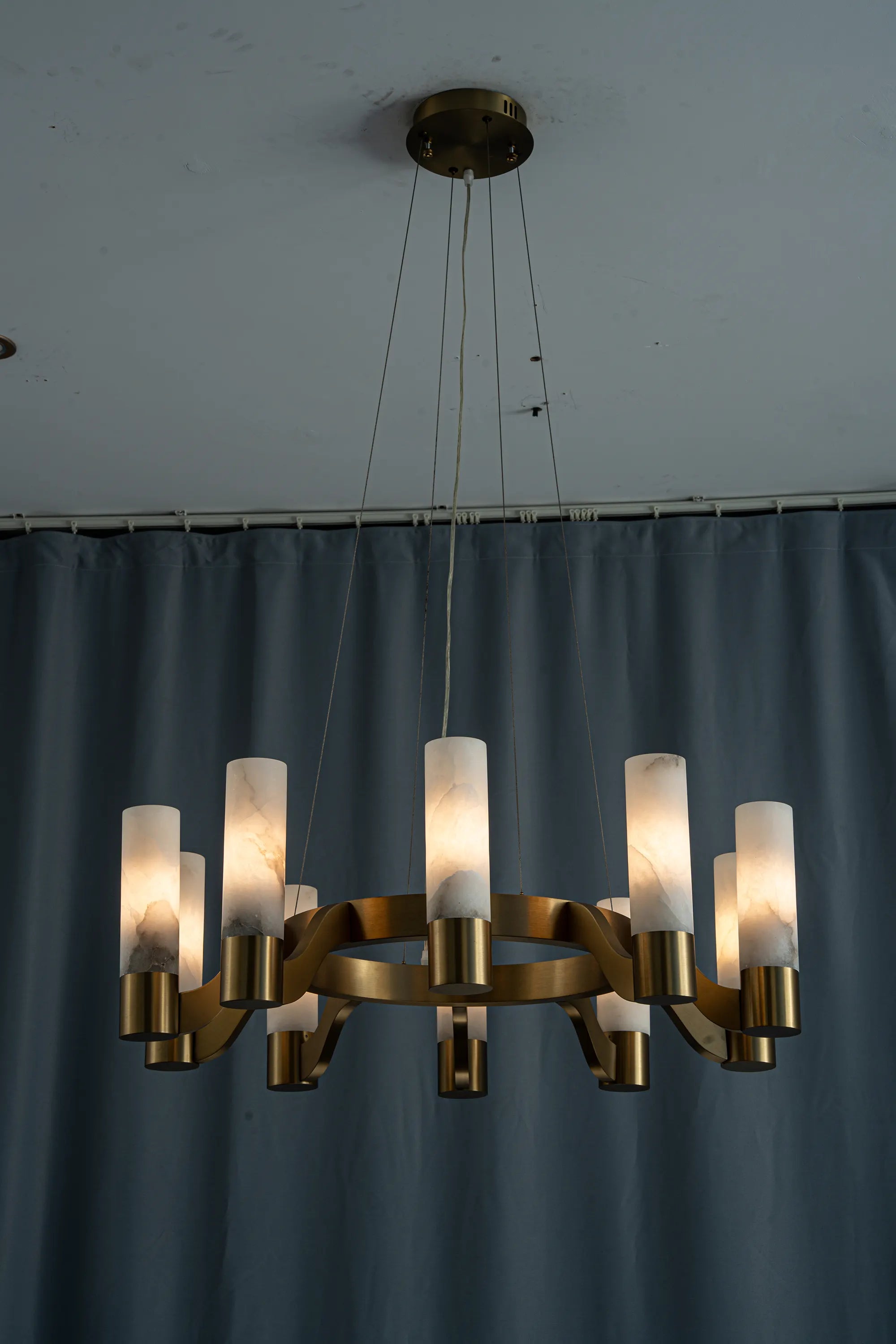 Aurelia 10-Light Alabaster Chandelier