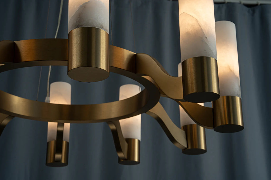 Aurelia 10-Light Alabaster Chandelier