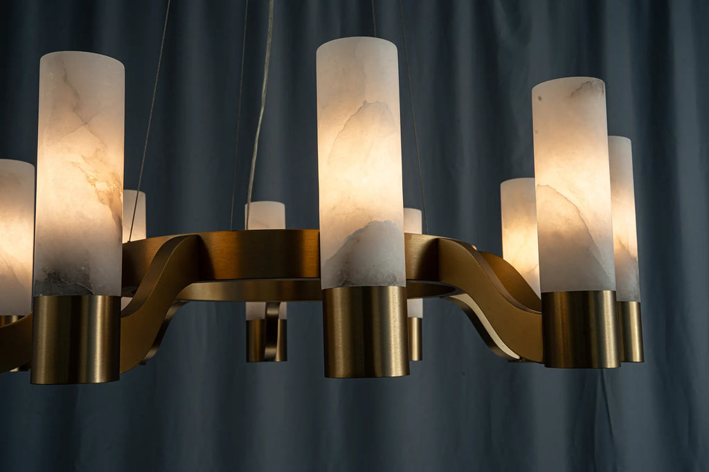 Aurelia 10-Light Alabaster Chandelier
