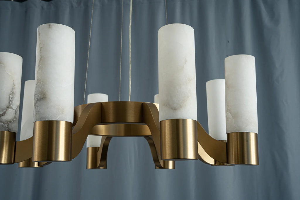 Aurelia 8-Light Alabaster Chandelier