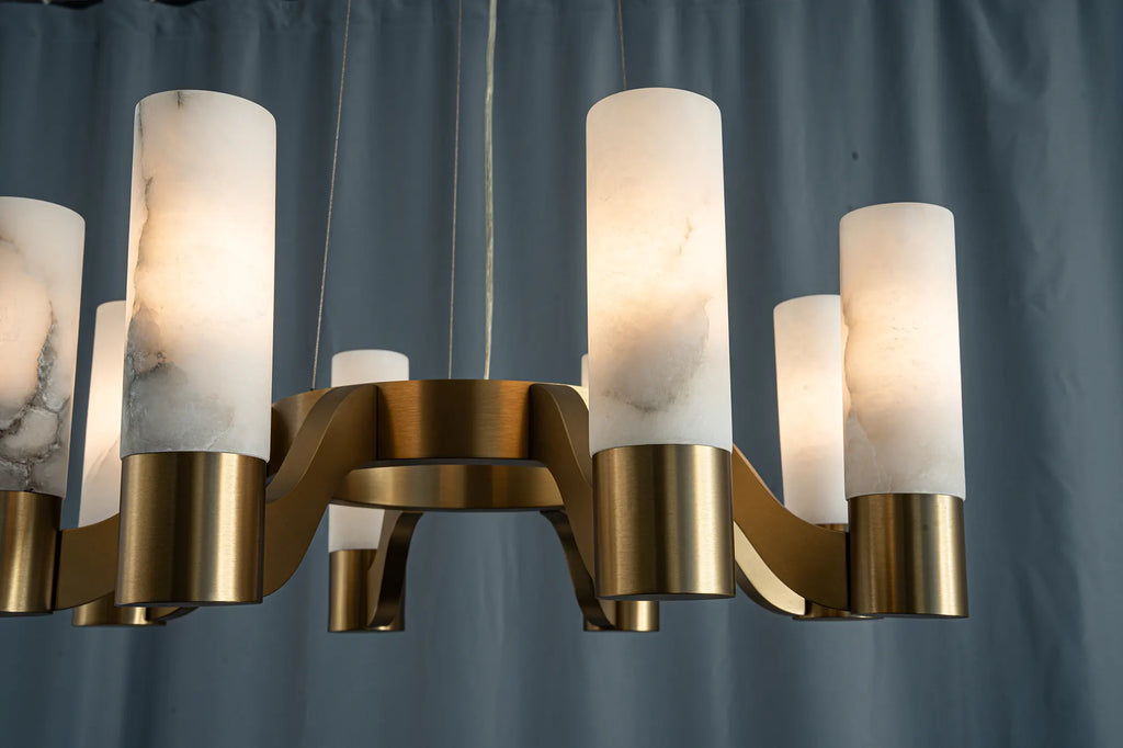 Aurelia 8-Light Alabaster Chandelier