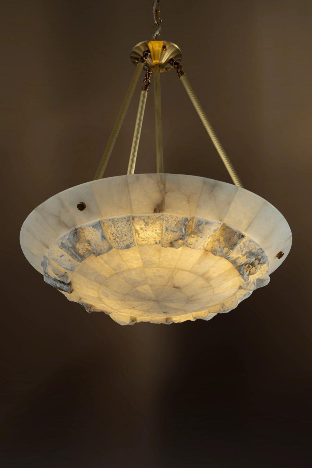 Aurelian Alabaster Bowl Chandelier
