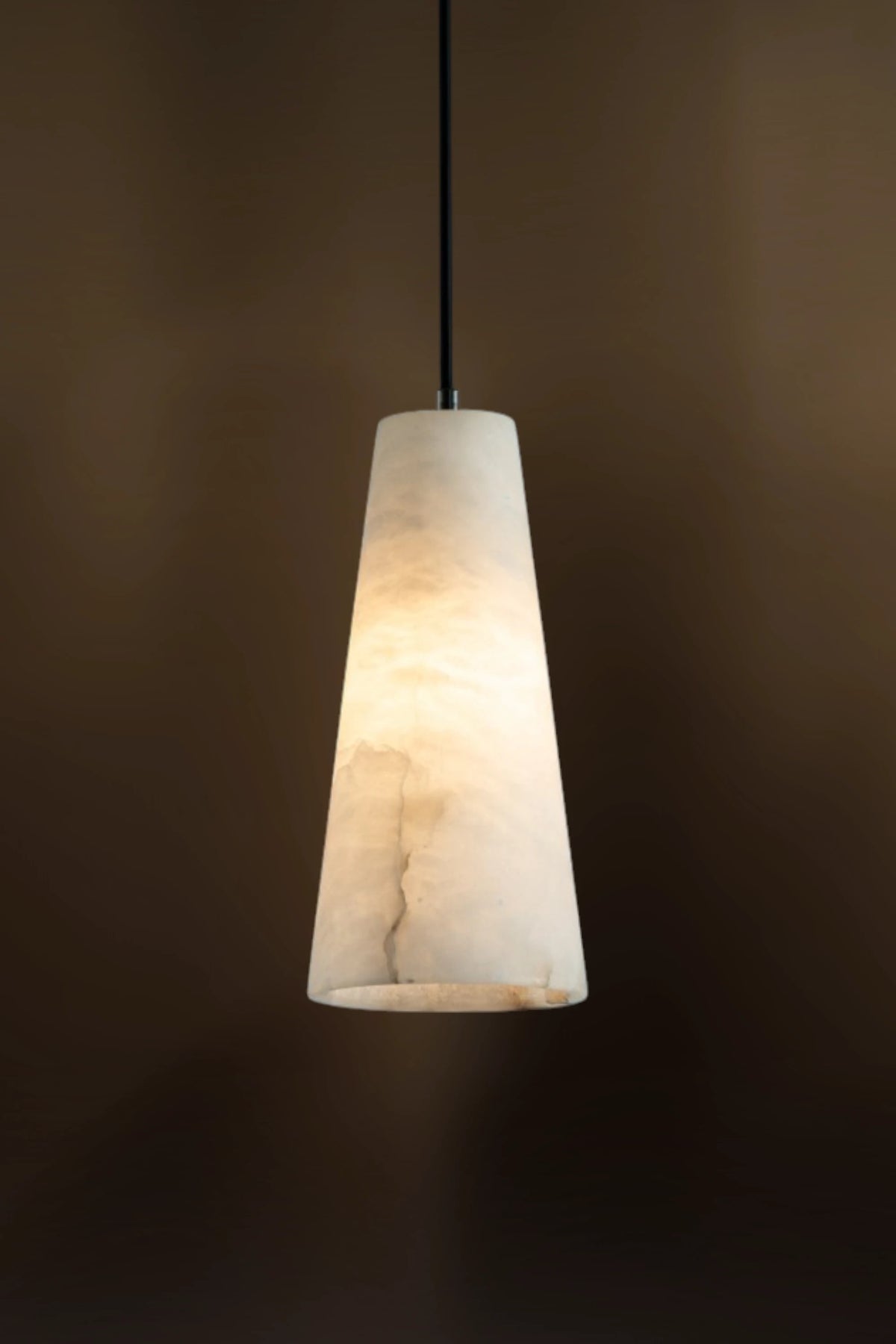 Soren Cone Alabaster Pendant