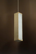 Alden Brass Alabaster Pendant