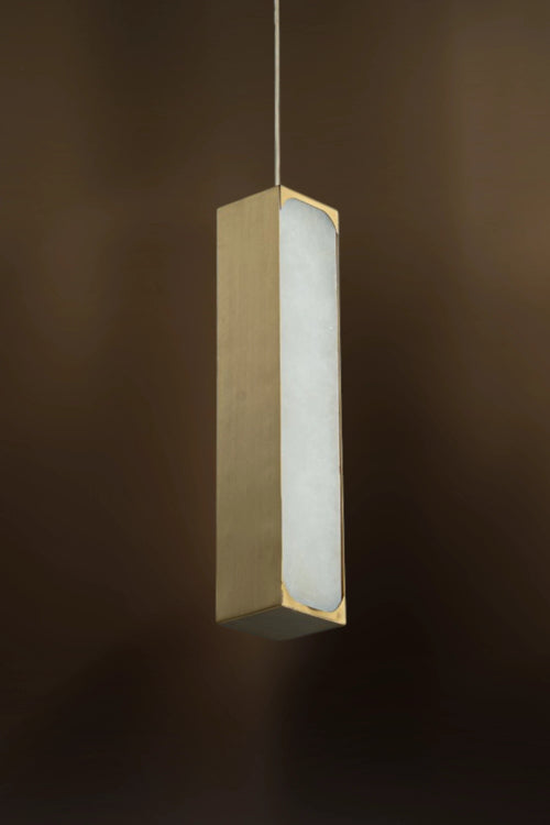 Alden Brass Alabaster Pendant