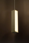 Alden Brass Alabaster Pendant