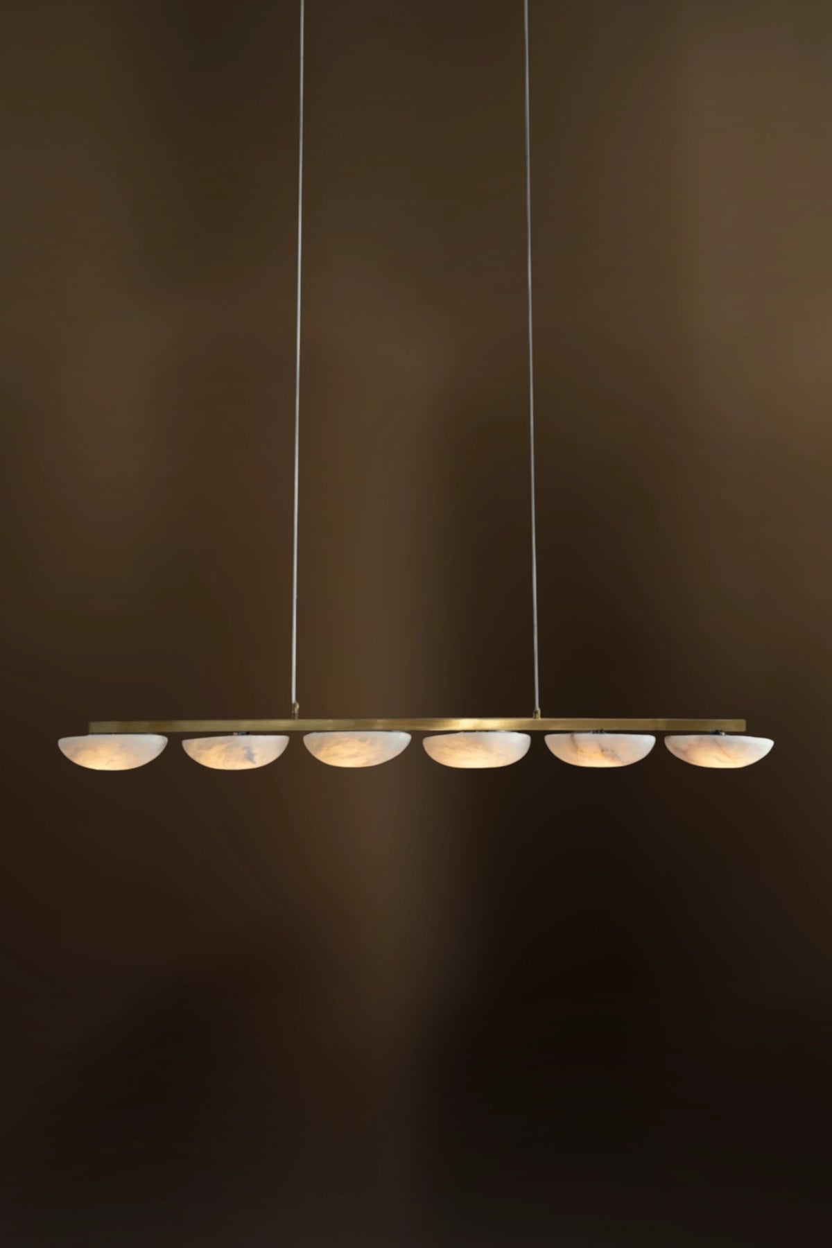 Selene Alabaster Linear Chandelier