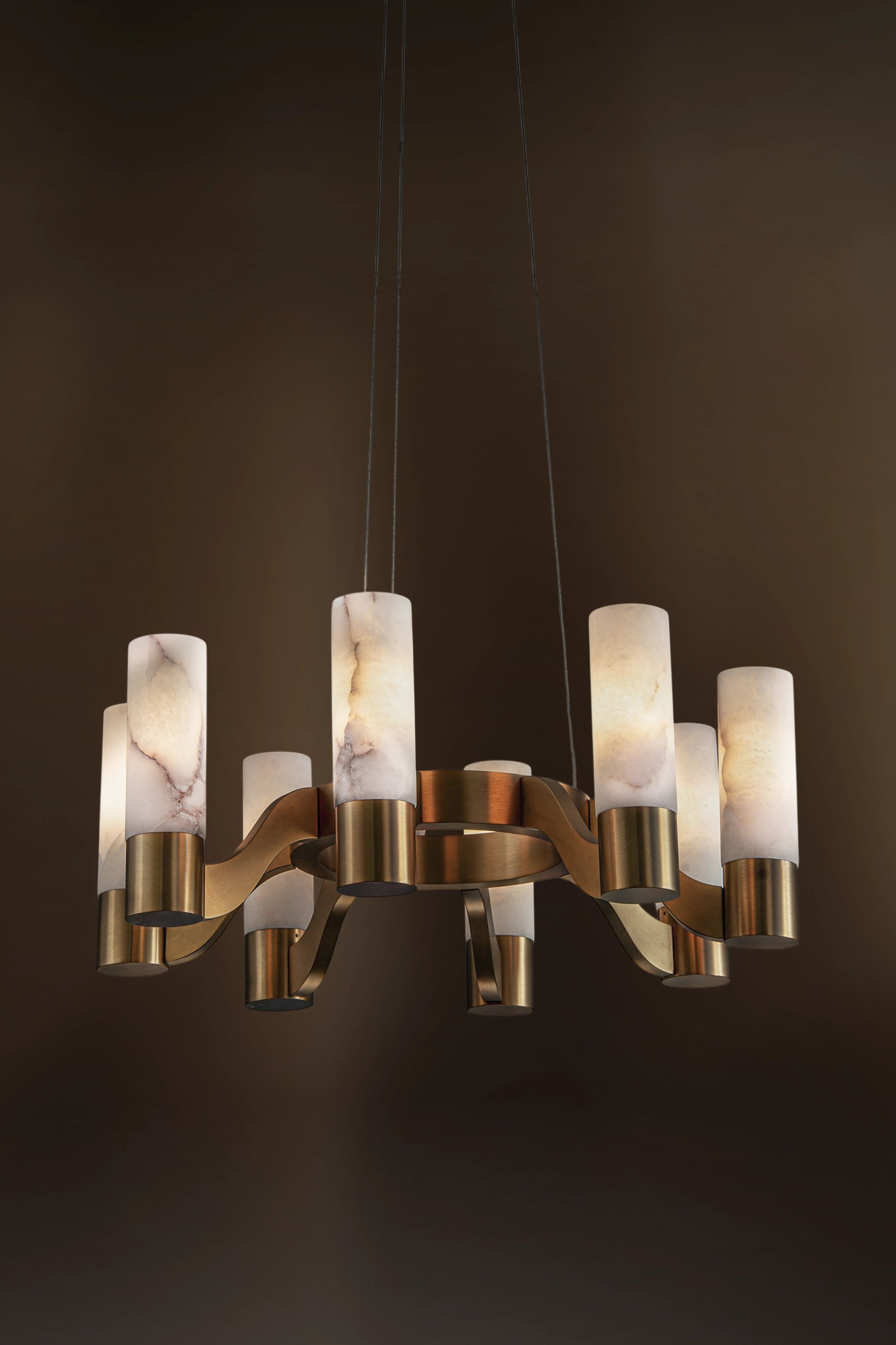 Aurelia 8-Light Alabaster Chandelier