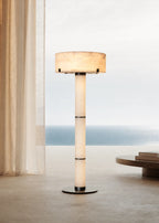 Calder Alabaster Column Floor Lamp