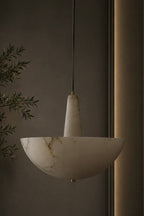Lunara Alabaster Bowl Pendant