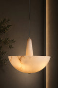 Lunara Alabaster Bowl Pendant