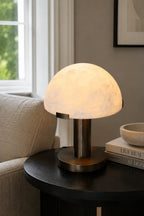Melina Alabaster Dome Table Lamp
