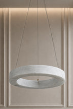 Tinas Lueur Round Alabaster Chandelier