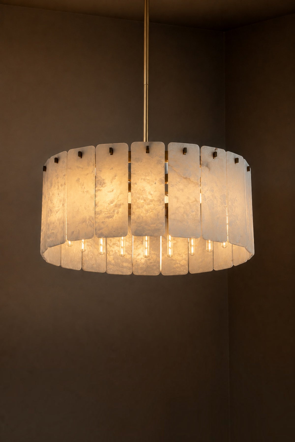 Varenna Alabaster Round Chandelier