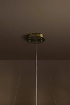 Celeste Alabaster Bead Ring Chandelier