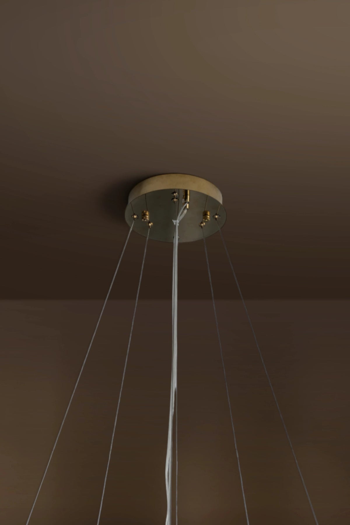 Celeste Two-Tier Alabaster Bead Chandelier